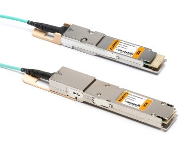 400G Flat-Top OSFP to QSFP-DD AOC with CDR (TX / RX) | Multimode Fiber, 1 - 50 m main product photo