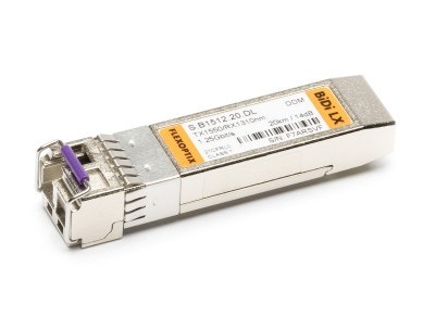 1G SFP BiDi LX LC 20km, ᵀˣ1550 / ᴿˣ1310nm, SMF