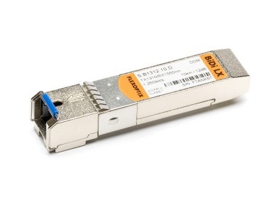 1G SFP BiDi LX SC 10km, ᵀˣ1310 / ᴿˣ1550nm, SMF