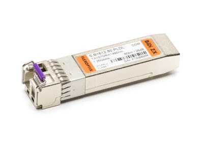 1G SFP BiDi ZX LC 80km, ᵀˣ1570 / ᴿˣ1490nm, SMF