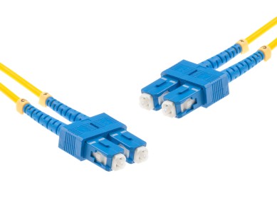 SC-Duplex to SC-Duplex Singlemode cable | A1 9/125 µm, yellow, 0.5 m - 100 m main product photo