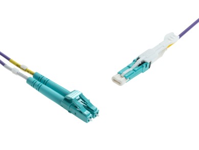 CS-Duplex to LC-Duplex Multimode OM4 cable | 50/125 µm, purple, 0.5 m - 100 m main product photo