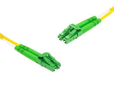 LC-Duplex APC to LC-Duplex APC Singlemode cable | A1 9/125 µm, yellow, 0.5 m - 100 m main product photo
