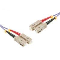 SC-Duplex to SC-Duplex Multimode OM4 cable | 50/125 &#181;m, purple, 0.5 m - 100 m