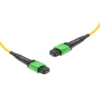 MTP® APC to MTP® APC Singlemode cable | 24 Cores, MPO compliant, A1 9/125 µm, yellow, 0.5 m - 100 m MTP® APC to MTP® APC Singlemode cable | 24 Cores, MPO compliant, A1 9/125 µm, yellow, 0.5 m - 100 m