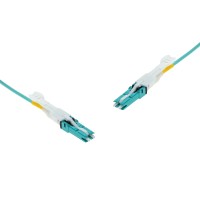 CS-Duplex to CS-Duplex Multimode OM3 cable | 50/125 &#181;m, aqua, 0.5 m - 100 m