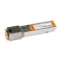 1000BASE-T Industrial Copper SFP | 100 m, RJ-45, Autoneg, Preferred Master, RX_LOS, SGMII, 12 Mbit/s - 1.25 Gbit/s