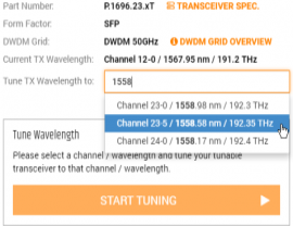 FLEXBOX: How to tune DWDM Wavelength of your transceiver